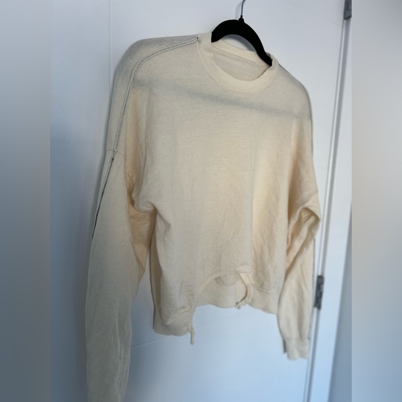 Céline Cream Wool Sweater Size M | Minimalist Luxury Knit | 100% Wool - Picture 7 of 15